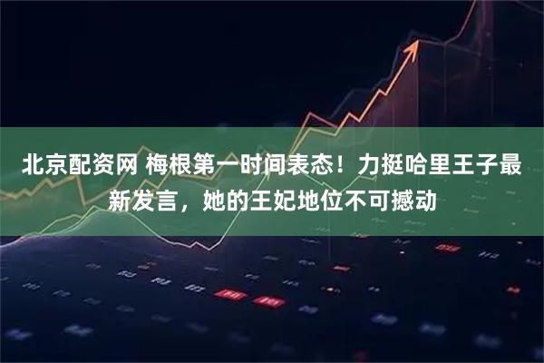 北京配资网 梅根第一时间表态！力挺哈里王子最新发言，她的王妃地位不可撼动